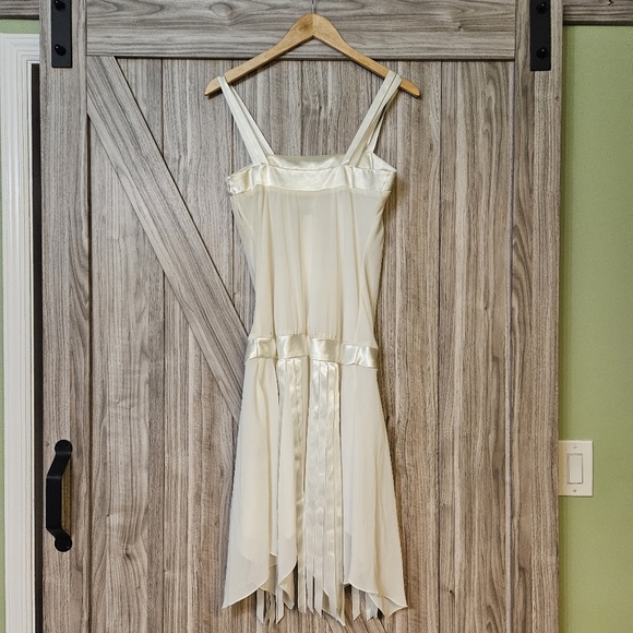 Jessica Mcclintock Bridal 1980 Vintage Dress 1920s inspired flapper style dress - Picture 9 of 12